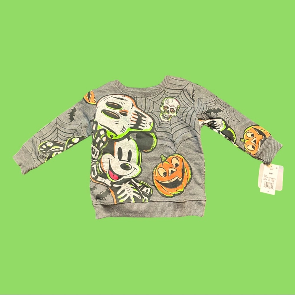 Baby Boy Halloween Mickey Mouse Sweatshirt